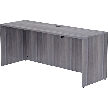 Lorell Weathered Charcoal Laminate Desking Charcol 29.5 x 72 x 30 in. LLR69552